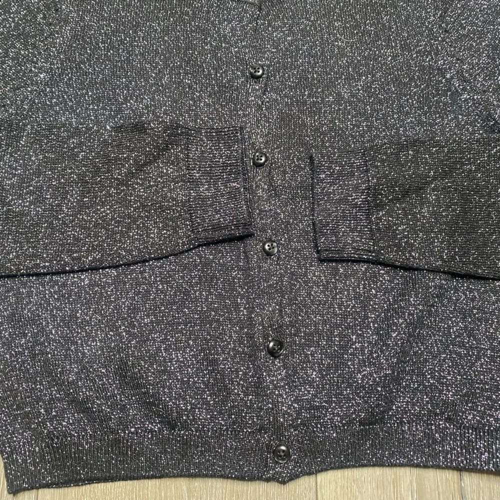 The Children’s Place Sparkly Cardigan Black Size 14